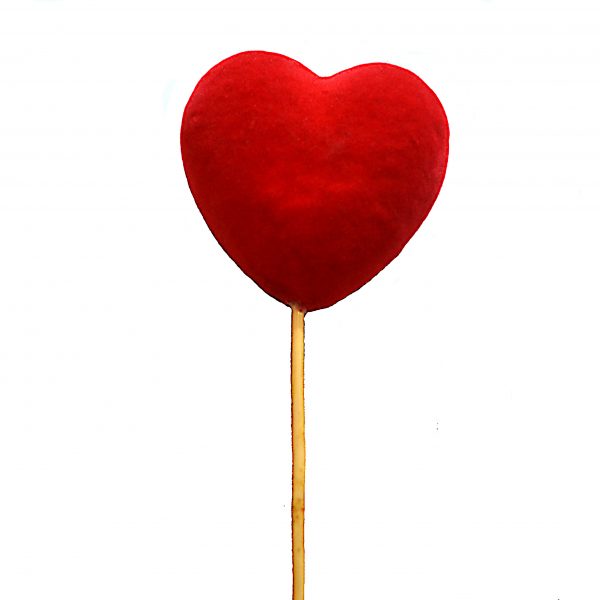 CORAZON PARA AÑADIR A RAMOS 8 CM.