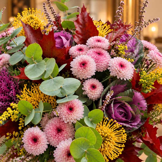Ramo con flores de Otoño "Zingaro" 3 Ramo con flores de Otoño "Zingaro" - Imagen 3