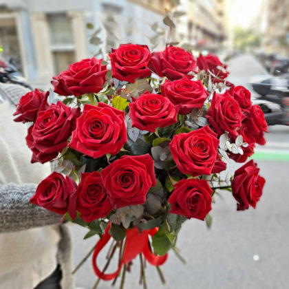 enviar-ramo-rosa-roja-barcelona