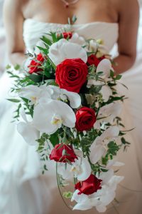 Ramo de novia de orquídeas