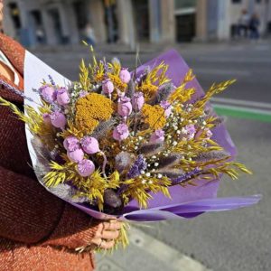 flores-secas-lila-amarillo