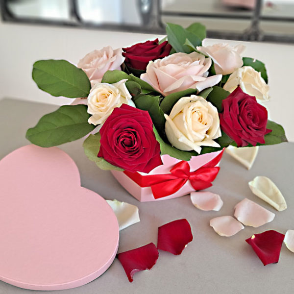 rosas-caja-corazon-valentin