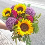 ramo-domicilio-alliums-girasol-celosia